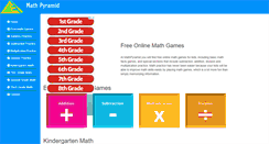 Desktop Screenshot of mathpyramid.com